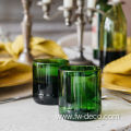 Customized unique green glassware in bulk for bar